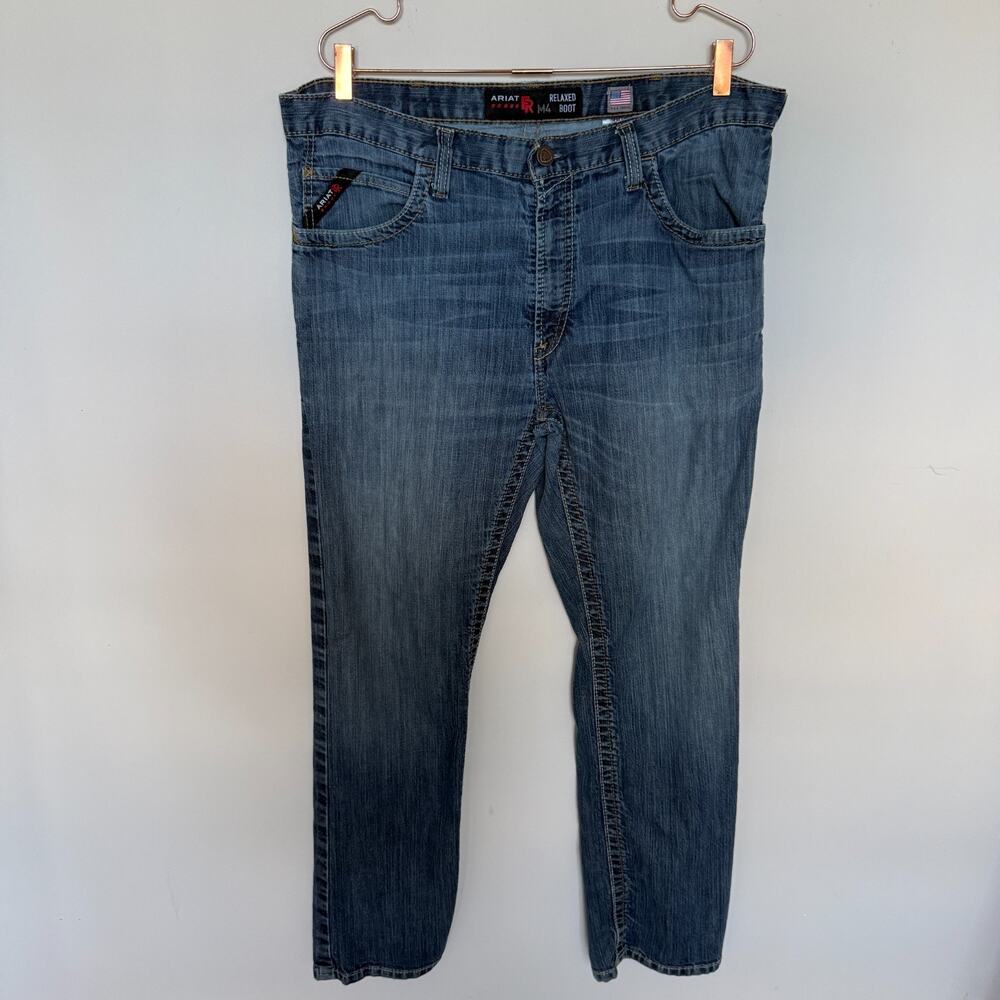 Ariat Jeans Mens 38x32 FR M4 Relaxed Boot Cut Fire Resistant CAT 2 Workwear